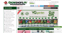 Desktop Screenshot of growshops.fr