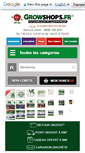 Mobile Screenshot of growshops.fr
